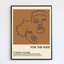 FACES PRINT - BRONZE